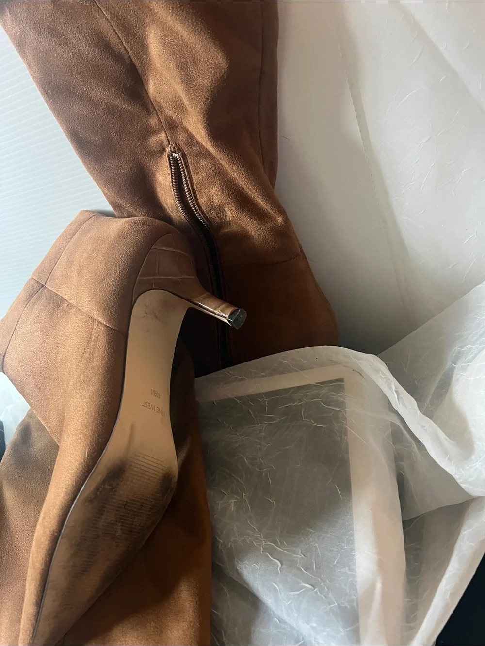 Nine West Tall Brown Over-the-Knee Boots
